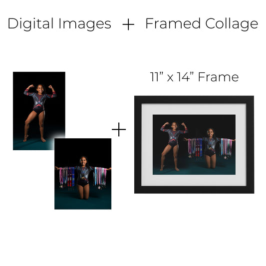 Digital Images + Framed Collage