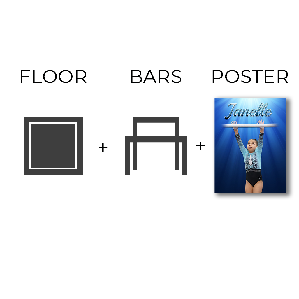 "All Inclusive Package" FLOOR + BARS + POSTER